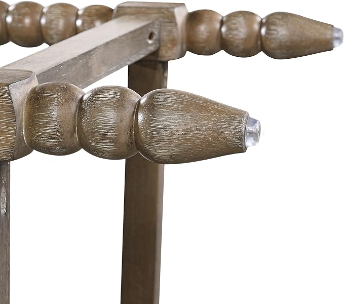 DUHOME Spindle Counter Stools Set of 3 with Padded Spring Seat,Wooden Bar Stools Farmhouse 26 Inch Counter Height Stools Chairs with Spindle Back for Kitchen Island