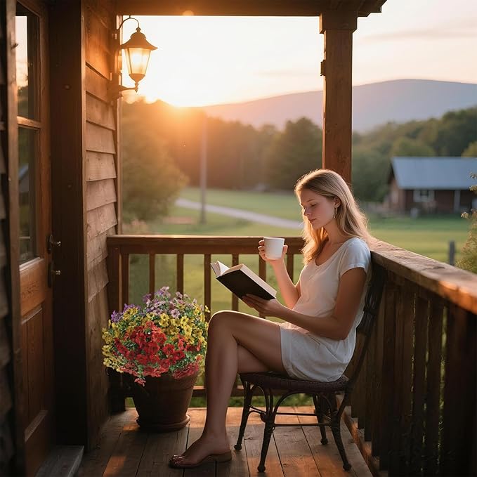 Artificial Mums for Outdoors Garden Home Fall Decor uv Resistant Outdoor Faux Plants Indoor Plastic Fake Plants Greenery Boxwood Porch Patio Fake Mums Flowers 12 Bundles Yard Decorations