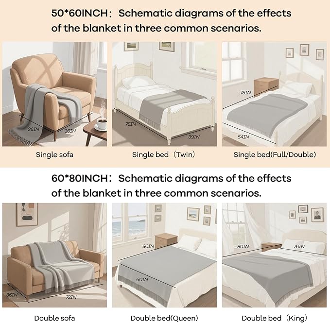 inhand Knitted Gift Throw Blankets for Couch and Bed,Valentines Day Decor Blanket for Her Him Girlfriend Wife, Pink Romatic Lightweight Decorative with Tassel, Farmhouse Warm Woven for Women, 60"x80"