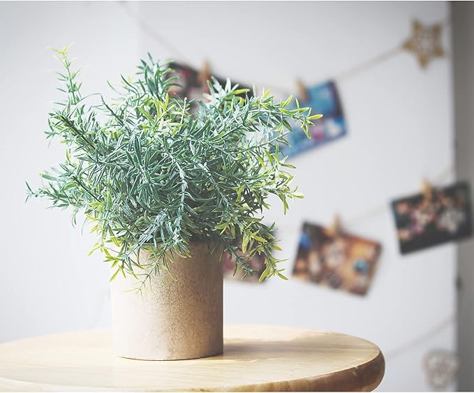 Fake Plants,3Pack Small Artificial Plants Mini Potted Faux Plants Indoor For Home Decor,Eucalyptus Greenery Plastic Green Grass Fake Plants for Shelves Desk Bathroom Bedroom Farmhouse Shelf Decor