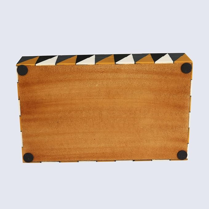 Handicrafts Home Handmade Puzzle Collection Decorative Jewelry Box Organizer – Keepsakes, Trinkets, and Home Decor – Antique Coffee Table Storage, Memory Box, Farmhouse Style Decor Guild, 8x5x2