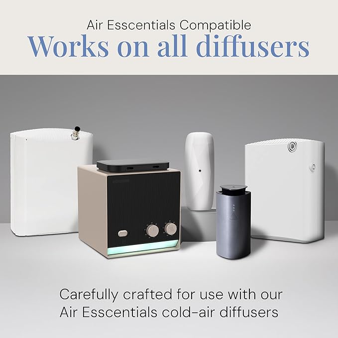 Air Esscentials Fresh Fur-Ever Aroma Oil - Pet-Preferred Pure Essential Oil for Scent Machines & Cold-Air Diffusers | Juicy Peach & Lemongrass | Floral Harmony | Comforting Sandalwood Finish | 100mL