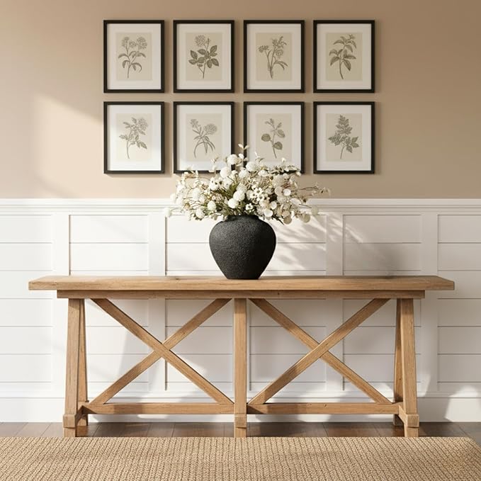 White Artificial Flowers Bulk for Vase That Look Real, White Flower Centerpiece for Table, Silk Floral for Home Decor Indoor, Faux Kiku + Eucalyptus Stems + Wildflowers, Flores Blancas Artificiales