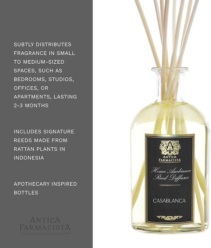 Antica Farmacista Home Ambiance Diffuser, Casablanca, 8.45 Fl Oz