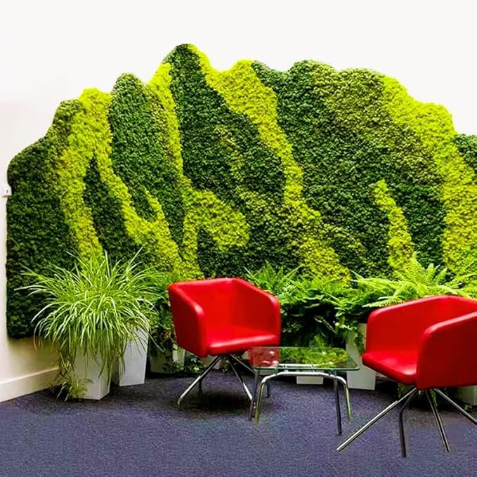 Preserved Reindeer Moss Natural Green DIY Kit Gardenning Art Wall Decor Florist Decor Easter Table Decor Wedding