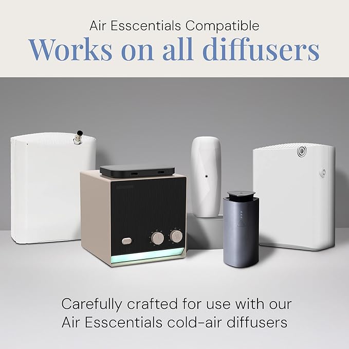 Air Esscentials Cuddly Cotton Aroma Oil for Smart Scent Air Machines & Cold Air Diffusers, Pet-Safe Fresh Cotton Essential Oil, Floral, and Crisp Apple Scents, 100mL