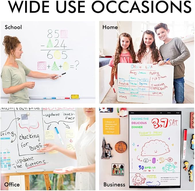 Shuttle Art Dry Erase Markers, 20 Pack 17 Colors Whiteboard Markers,Bundled with 3 Extra Black,Fine Tip Dry Erase Markers for Kids,Perfect for Writing on Dry-Erase Surfaces,School Office Supplies