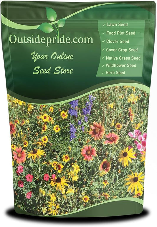 Outsidepride Mountain Wild Flower Seed Mix - 1 lb Premium Blend of Annual & Perennial Wildflower Seeds for High-Elevation in USDA Zones 3-8, Ideal for Mountain Gardens, Low-Maintenance & Easy to Grow