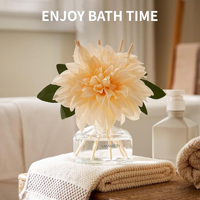 Citrus Reed Diffuser – Bright and Zesty Home Fragrance, Water-Based Long-Lasting Scent for Kitchen, Entryway, or Office