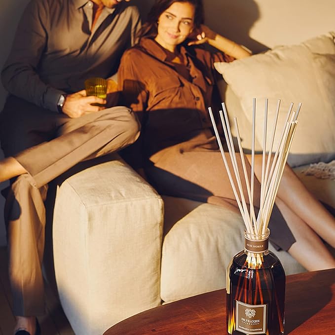 Dr. Vranjes - Oud Nobile 1250 ml Diffuser + Double Pack of White Sticks (3 Pieces Bundle)- Luxury Home Fragrance, Made in Italy, Main Scent: Oriental, Olfactory Pyramid: Bergamot, Oud, Myrrh