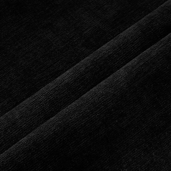 MIULEE Black Couch Pillow Covers 18x18 Inch, Set of 2 Soft Chenille Decorative Square Throw Pillow Covers Farmhouse for Sofa Living Room Bed