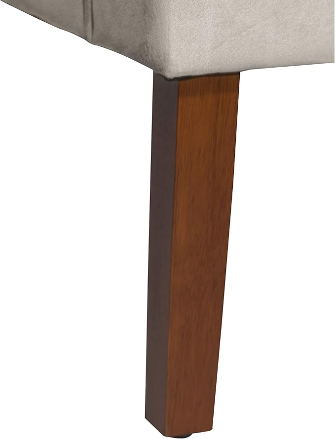 HomePop Swoop Arm Accent Chair, Velvet Grey