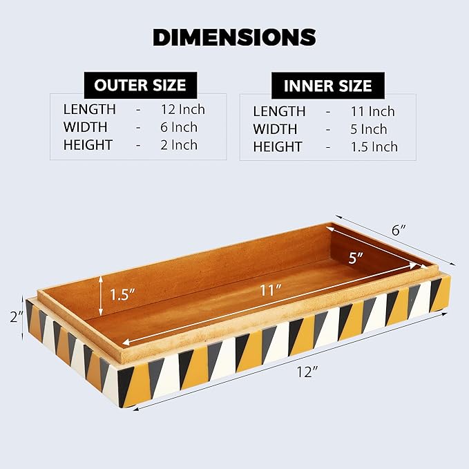 Handicrafts Home Handmade Puzzle Collection Decorative Jewelry Box Organizer – Keepsakes, Trinkets, and Home Decor – Antique Coffee Table Storage, Memory Box, Farmhouse Style Decor Guild, 12x6x2