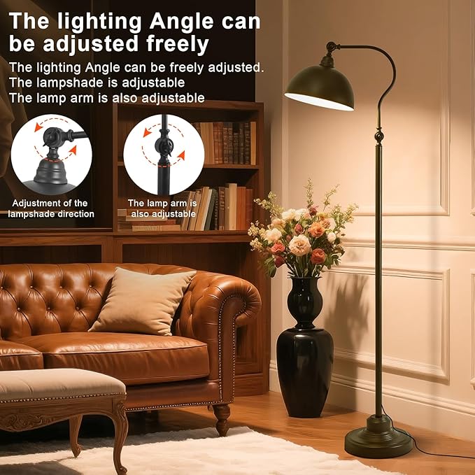 Modern Black Floor lamp, Living Room, Bedroom