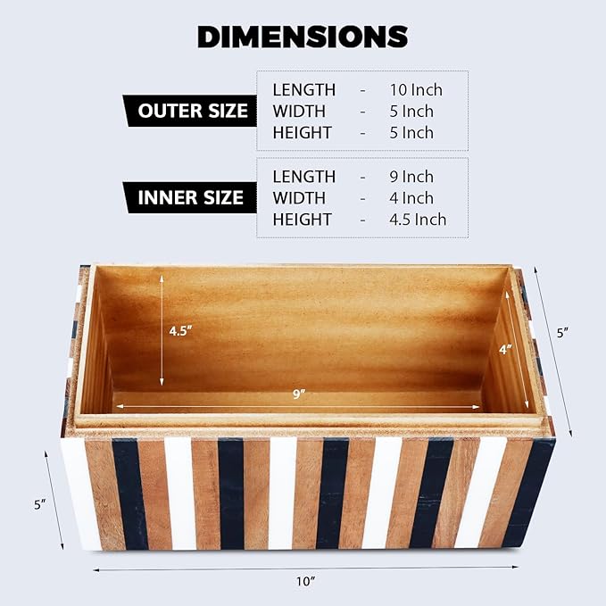 Handicrafts Home Handmade Decorative Storage Box with Lid- Jewelry Storage, Memory Keepsake, Gift Box for Women, Marquet Cosmo Pattern, Resin Inlay & Wood-Modern Decor Cajas Organizadora-10X5X5 Inch