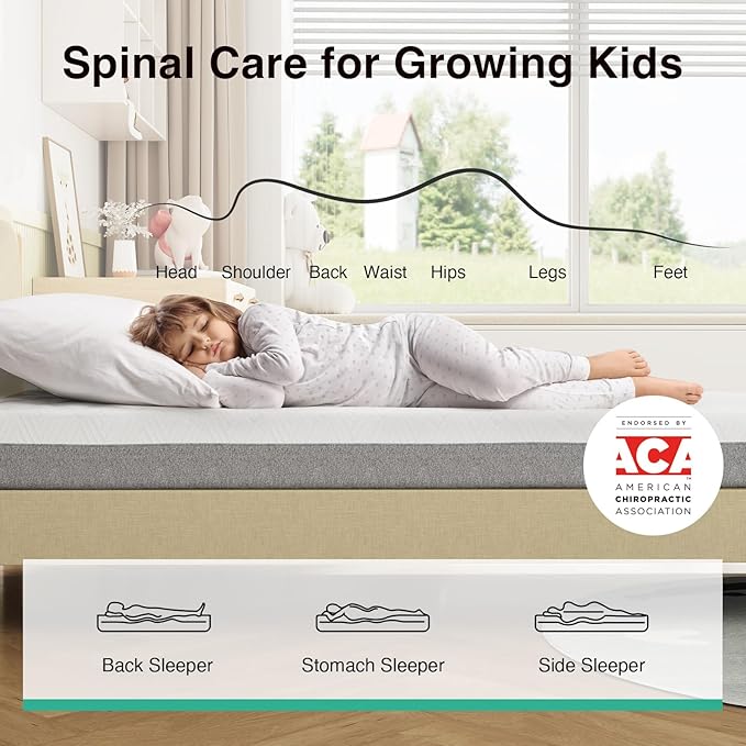 Novilla Mattress Twin, 8-Inch Gel Memory Foam Mattress for Pressure Relief, Enhanced Support & Plush Comfort, Twin Bed in a Box, Bliss