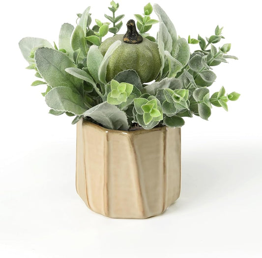 Timeless Luxe Bloom - Premium Artificial Fake Flower for Outdoor, Indoor, Garden, Home, Office, Bouquet Centerpiece Wedding, Event, Party Decoration (Perennial Pumpkin Joy)