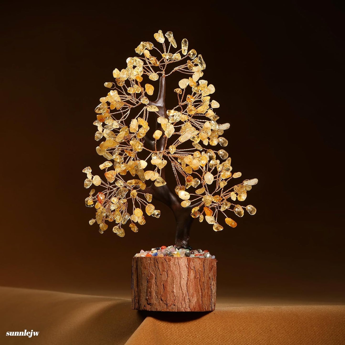 Chakra Crystal Tree of Life,Crystals and Healing Stones,Birthday Gifts for Women,Feng Shui Money Tree,Spiritual Meditation Gifts for Positive Energy,Crystal Decor