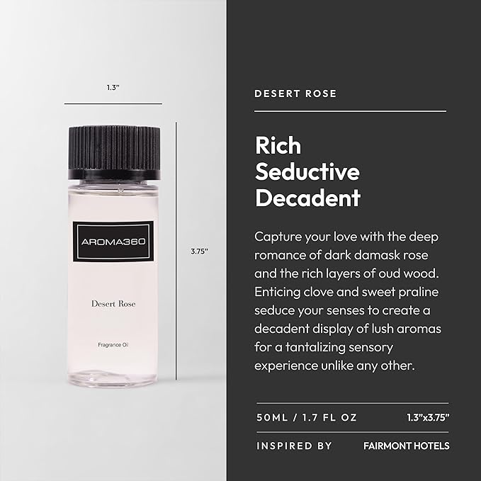 Aroma360 Desert Rose Oil Blend 1.7 fl oz, 50mL