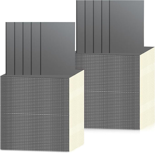 Handepo 100 Pack Composition Notebooks A5/A6 Ruled Lined Composition Kraft Notebooks Bulk Soft Cover Journals Travel Diary Memo for Students Classroom Office Supplies(A5,Gray)