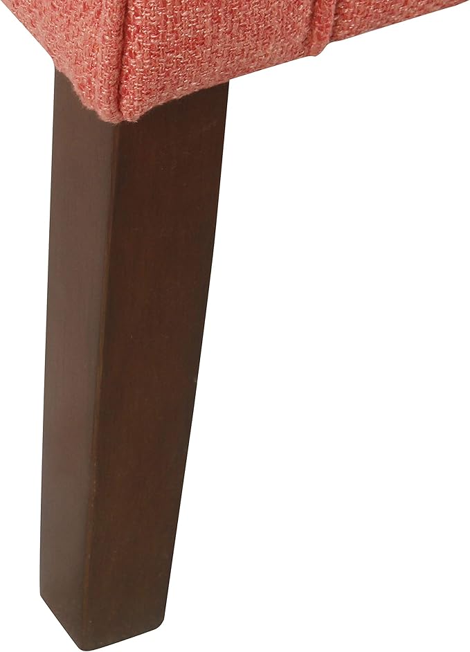 HomePop Barrel Shaped Accent Chair, polyester and wood, Orange