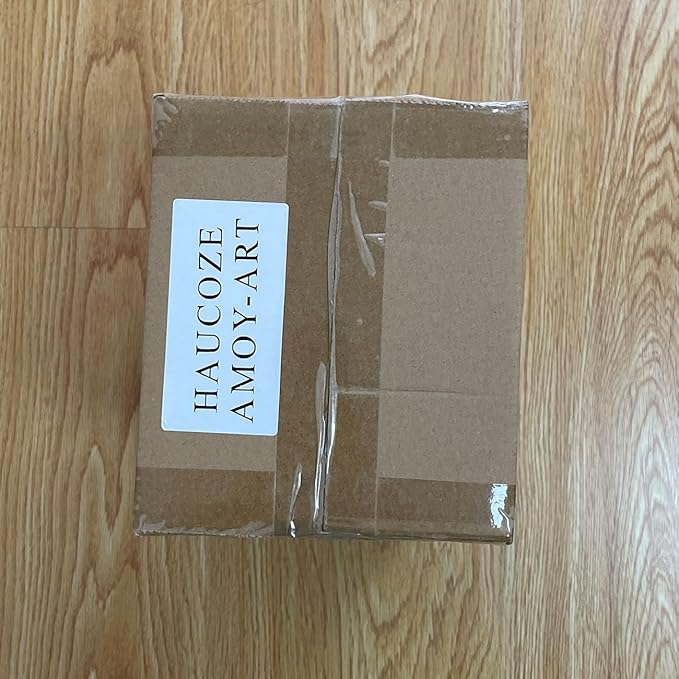 HAUCOZE Modern Sculpture Decor Abstract Statue Figurine Sea Wave Arts Gifts Polyresin Crafts 16.0 inch