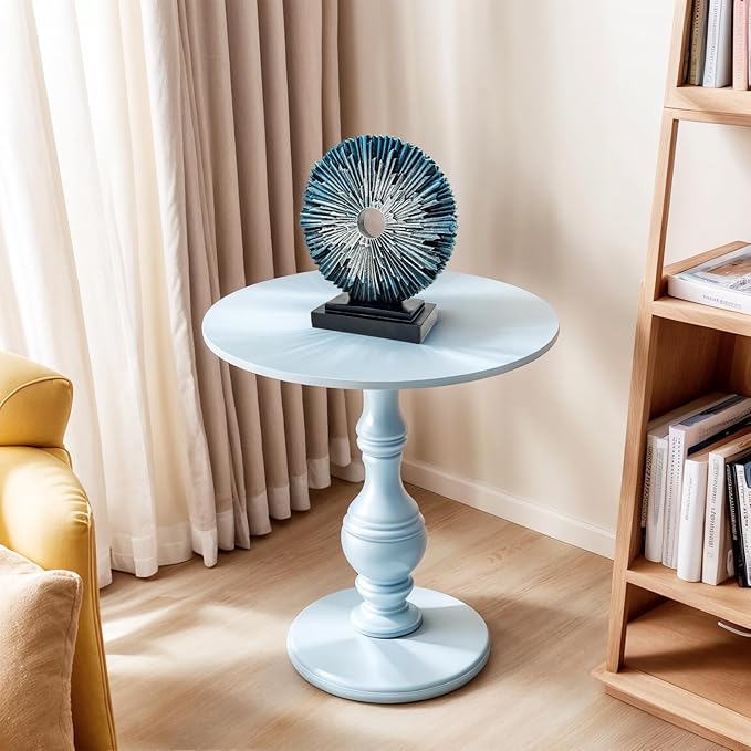 aboxoo Abstract Staute,Modern Decorative Home Decor,Office Desk Sculpture for Men,Creative Round Line Ornament for Bookshelf,Bedroom,Desktop,Dining Table(Blue Silver)