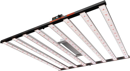 Spider Farmer SE1000W LED Grow Lights 1000w, Samsung LM301H EVO Diodes, 2025 Upgraded Remote App Control, 5x5ft Coverage Dimmable Daisy Chain Bar Style Commercial LED Growing Lamp, Vertical Farming