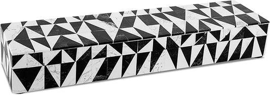 Handicrafts Home Handmade Harlequin Collection Decorative Jewelry Box Organizer – Keepsakes, Trinkets, and Home Decor – Antique Coffee Table Storage, Memory Box, Farmhouse Style Decor, 10x2.5x1.5