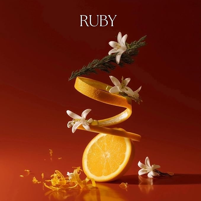 Levona Scent Essential Oil - Fresh Aroma for Home, Office, Hotel & Spa, Ideal for Humidifiers & Diffusers, Hotel Fragrance with Orange Rind & Watery Notes - 10ml / 0.33 fl oz, Ruby