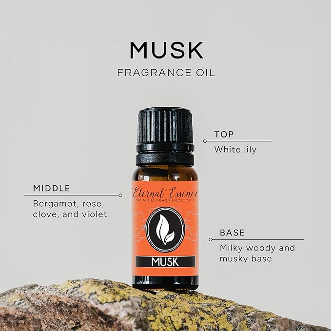 Musk Premium Grade Fragrance Oil - 10ml - Scented Oil