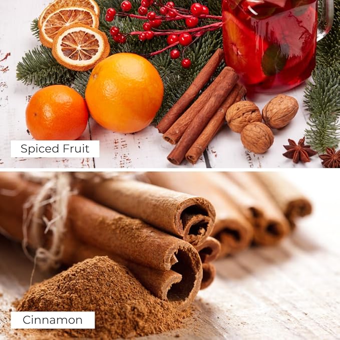 Holiday Spice Aroma Oil, Festive Essential Oil Blend for Diffusers & Scent Machines, Floral, Cinnamon & Fruit Notes, Warm Holiday Fragrance, Cold-Air Compatible, 100mL