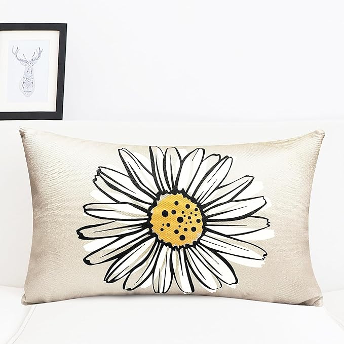 Decorative Throw Pillow Covers Set of 4 Coffee Pillow Covers 12x20 inch Throw Pillow Cases Linen Square Pillow Case,Farmhouse Outdoor Modern Boho Pillow Covers for Couch Sofa Living Room