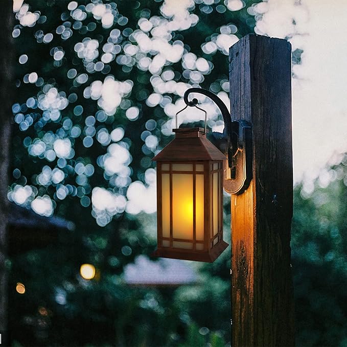 Afirst Solar Lantern Outdoor, Hanging Lights Decorative Outdoor Lighting Waterproof Umbrella Lights for Patio Garden, Table,Party Decor, 2 Pack