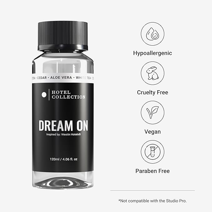 Hotel Collection Diffuser Oil - Dream On - Aromatherapy Essential Fragrance Oil - Luxury Hotel Inspired -White Tea, Cedarwood & Amber - 120ML 4.1 Fl oz