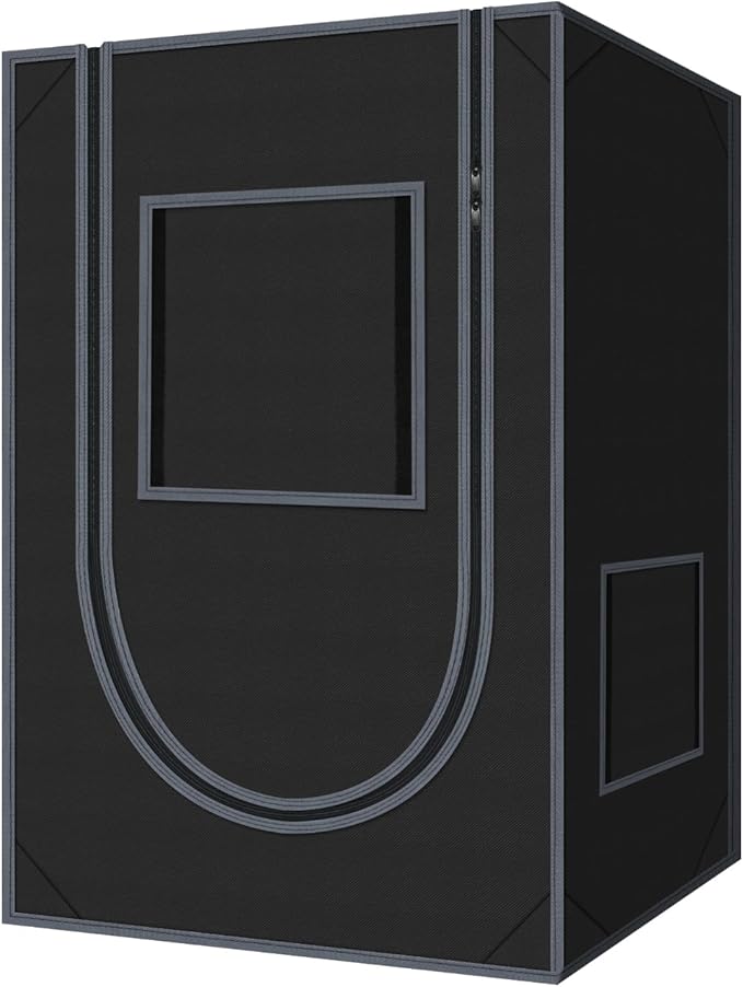 Grow Tent, 18"x18"x32"Grow Tent, Indoor Growing Tent with Observation Windows, Lightproof Tent with Floor Tray, Mylar Hydroponic Tent