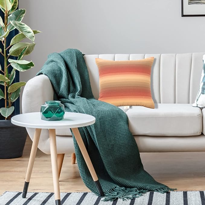 JMGBird 18''x18'' Patio Pillows Waterproof Set of 2, Outdoor Throw Pillow with Inserts, Outdoor Pillows for Patio Furniture