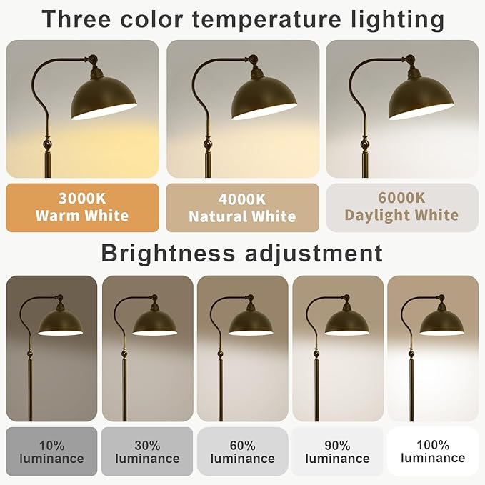 Modern Black Floor lamp, Living Room, Bedroom