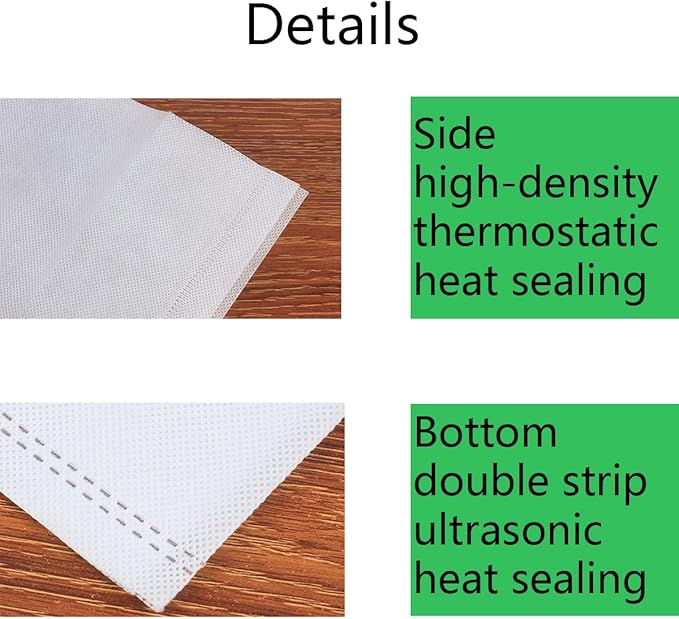 gardtree Plant Nursery Bags 15 * 14 inches 50PCS, Non-Woven Plant Grow Bags Fabric Seedling Starter Bags for Vegetable Flower Fruit Saplings Tree, Home Garden Supply