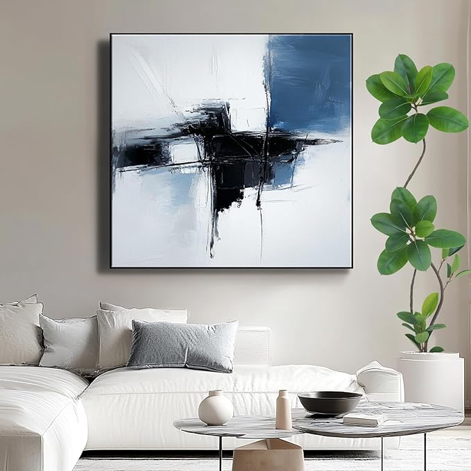 Artificial Rubber Tree Plant, 6ft Tall, Green with Round Planter, All Season Home Decor (Green,6ft)