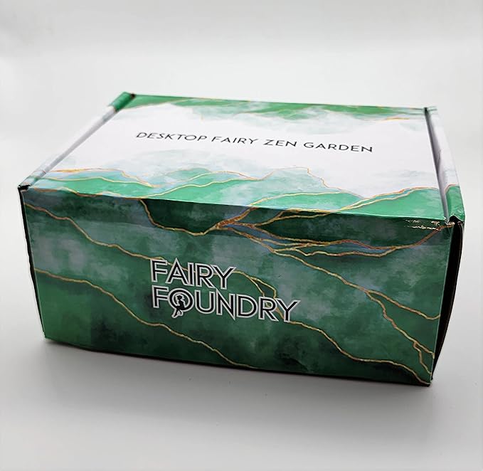 Desktop Fairy Garden - Zen Decor for Desk - Fairy Garden Set - Theme Accessories - Gift