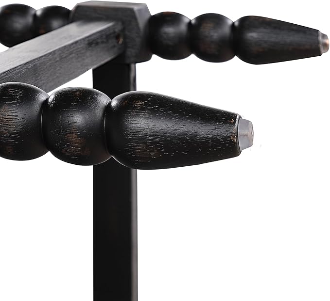 DUHOME Spindle Counter Stool with Padded Spring Seat,Wooden Bar Stools Farmhouse 26 Inch Counter Height Stools Chairs with Spindle Back for Kitchen Island