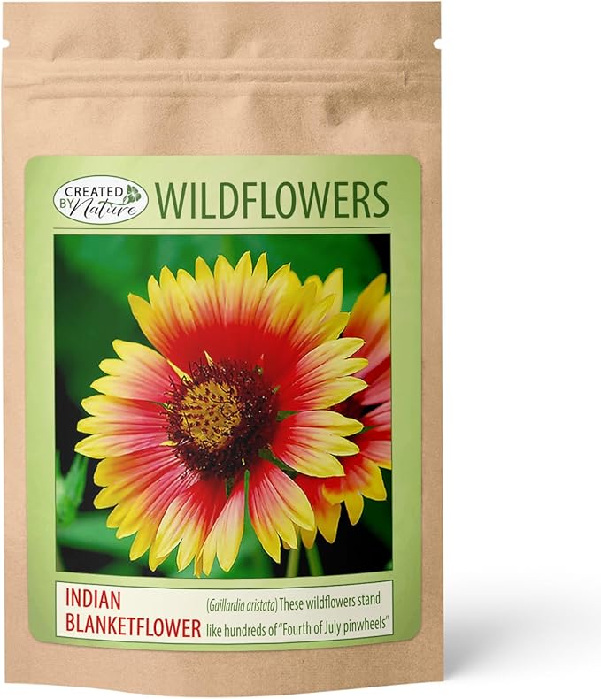 Created By Nature Indian Blanketflower Seeds, 5,640 Perennial Seeds