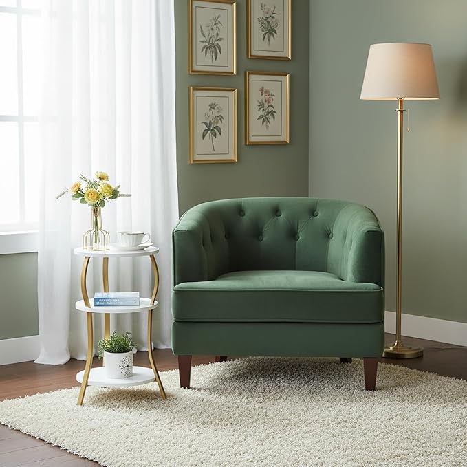 Vintage Small Round Side Table, 3-Tier Slim Waist Circular End Table with Storage Shelf, Compact Tea Sofa Table, Round Corner Coffee Table Nightstand for Living Room Bedroom Small Spaces,White+ Gold