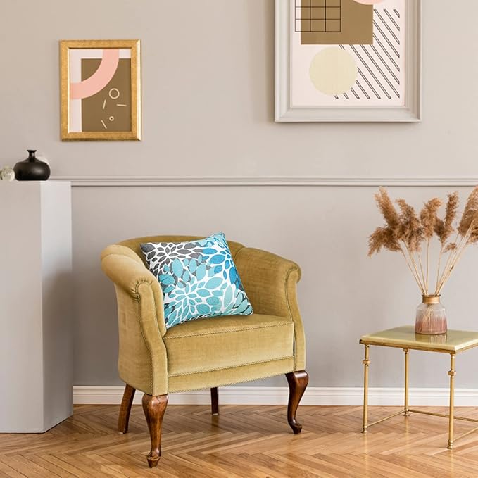 JMGBird Outdoor Pillows Waterproof Set of 2 Outdoor Throw Pillows with Insert Included Pillow 18×18 Inch Outdoor Pillow for Patio Furniture