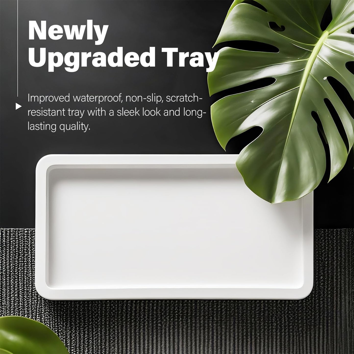 White Soap Dispenser Bathroom Set, Hand and Lotion Dispenser with Pump, Perfect for Bathroom Essentials for New Home. (Silver & White)