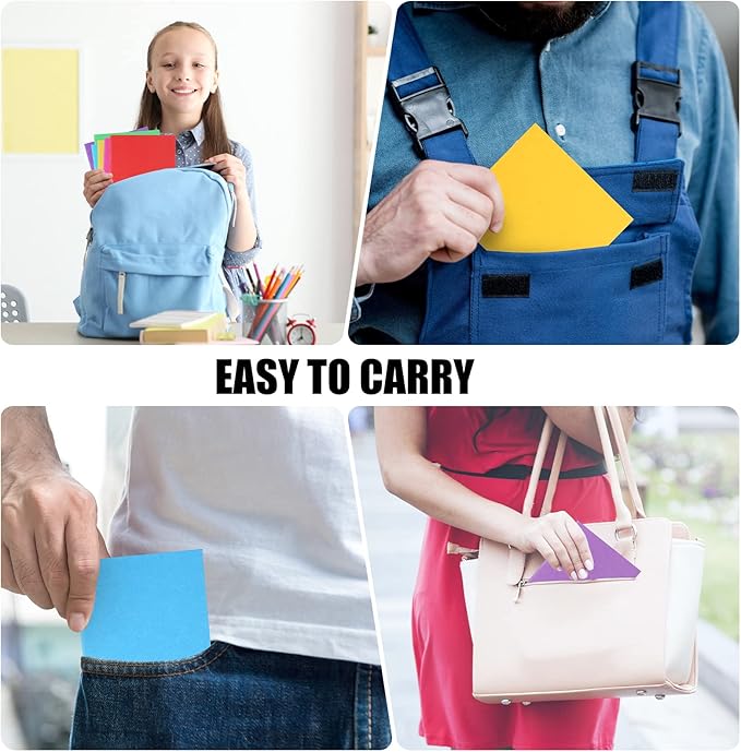 Thenshop 150 Pack Mini Notebooks Bulk Small Notepad Unlined Journals Pocket Blank Sketchbooks Kids Students Gifts Back to School Supplies 4 x 4 Inch 24 Sheets(Multicolor)