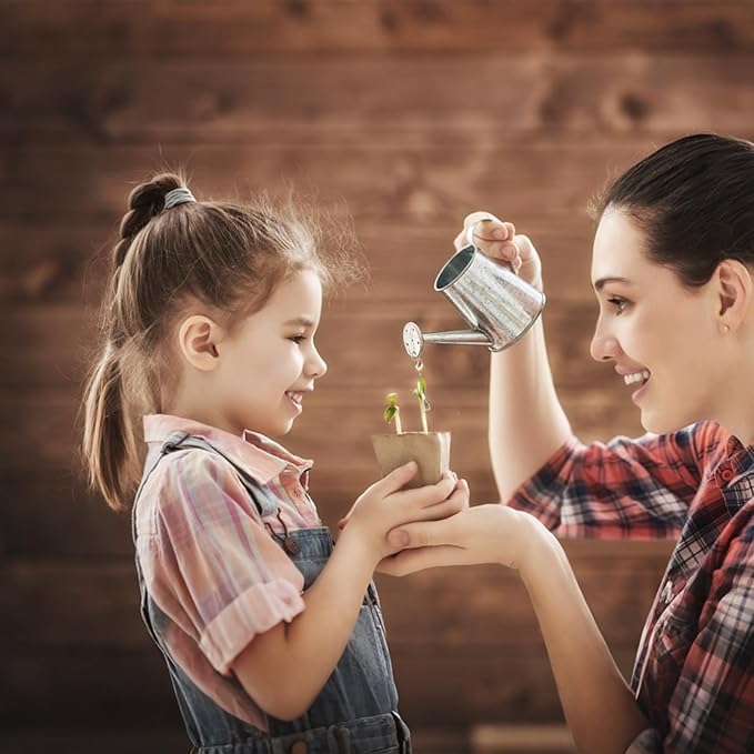 36 Pcs 3in Square Peat Nursery Pots, Biodegradable Herb Seed Nursery Pot Kits, Seedling Pots, Outdoor Garden Sprouting Peat Pots with 36 Plant Tags