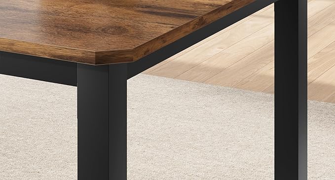 GAOMON 78 Inch Long Kitchen Table for 6-8, Dining Room Table for Kitchen Living Room, Large Rectangular Dinner Tables, Industrial Indoor Restaurant Tables with Sturdy Metal Frame(Only Table)