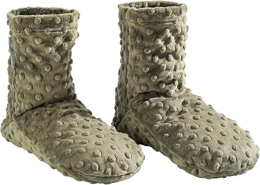 Sonoma Lavender Spa Booties, Microwavable Heated Slippers, Luxury Herbal Booties, Herbal Aromatherapy Foot Warmer